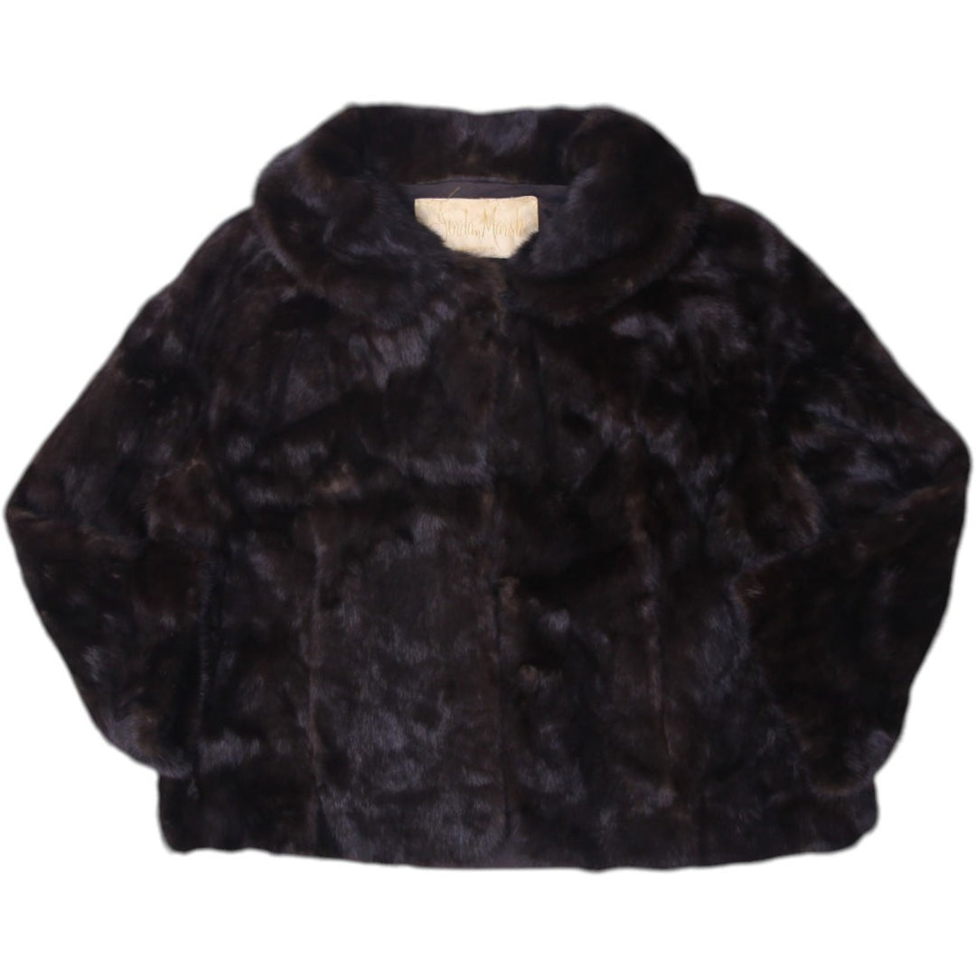1950s Antique Fur Coat by Jordan Marsh Boston – “Amelia AG” Monogram | Original Flagship Label | Migration_Fu | Fashion Rerun