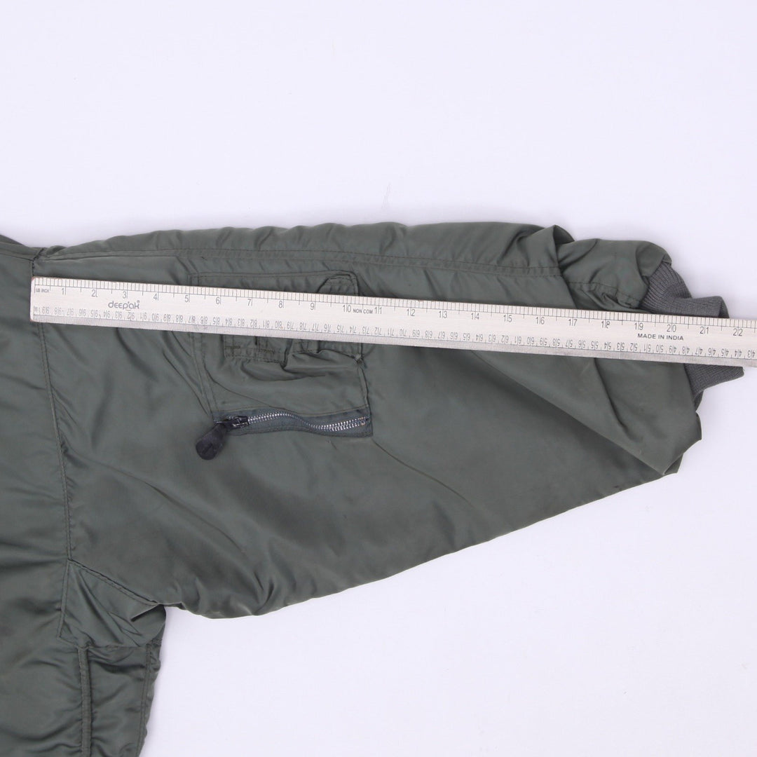 Vintage 80s-90s Schott NYC MA-1 Spec 86 Military Flight Bomber Jacket Size XL