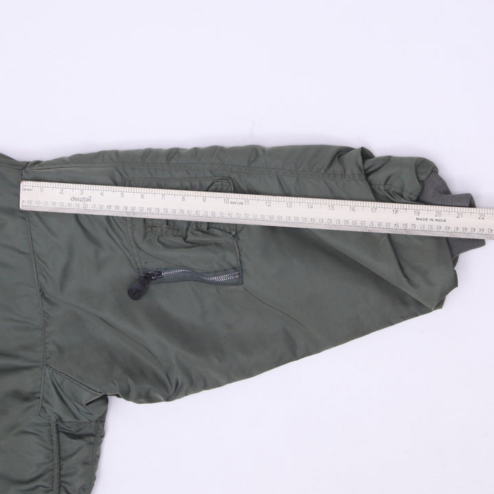 Vintage 80s-90s Schott NYC MA-1 Spec 86 Military Flight Bomber Jacket Size XL