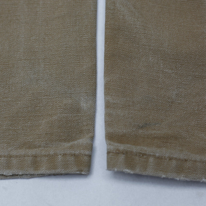 Mens Carhartt B01 BRN Dungaree Fit Double Knee Workwear Customize Belt Pants Size 34x34 | Migration_Pants WW | Fashion Rerun