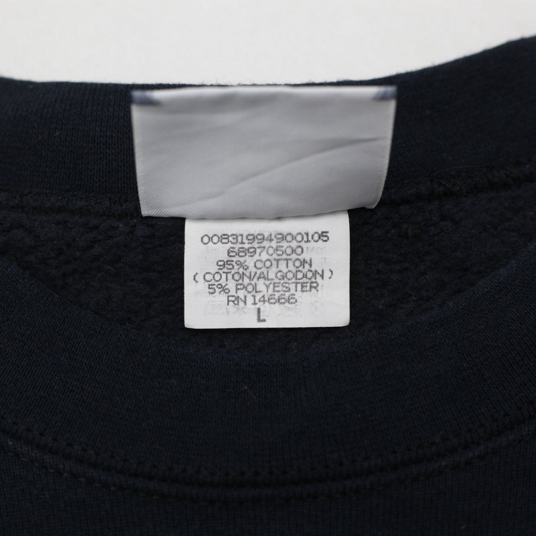 Vintage Lee Ultraweight Chrysler Logo Sweatshirt Black Made In USA L | Migration_Sweatshirts - Detail View | Fashion Rerun