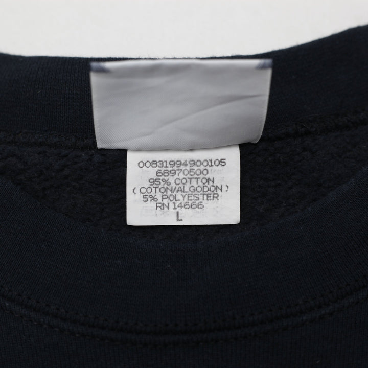 Vintage Lee Ultraweight Chrysler Logo Sweatshirt Black Made In USA L | Migration_Sweatshirts - Detail View | Fashion Rerun