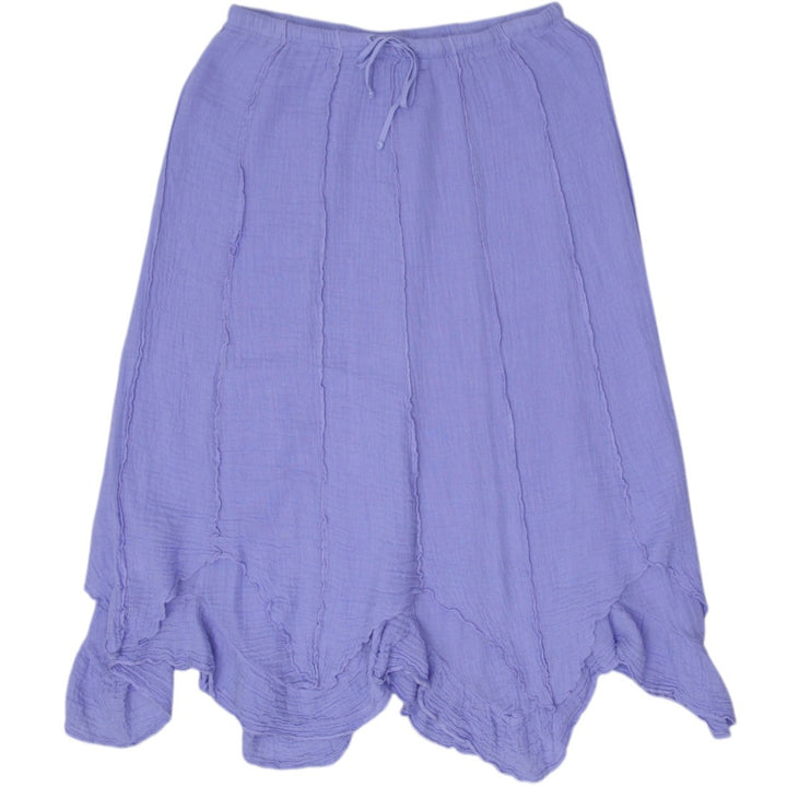 Y2K Purple Crinkle Midi Skirt - Size S | Migration_Skirts | Fashion Rerun