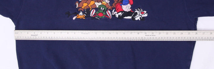 Vintage 90s Warner Bros Looney Tunes Full Character Sweatshirt Size XL | Migration_Sweatshirts - View 7 | Fashion Rerun