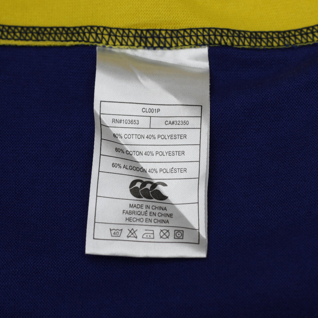 Vintage Mens 2006/07 Canterbury ASM Clermont Auvergne Elyo Suez Rugby T-Shirt
