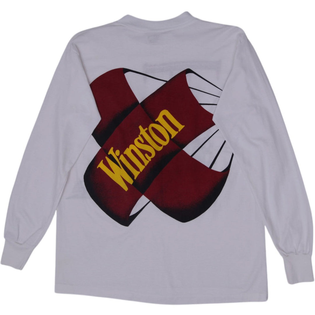 Vintage 1992 Winston Drag Racing Long Sleeve T-Shirt Size XL