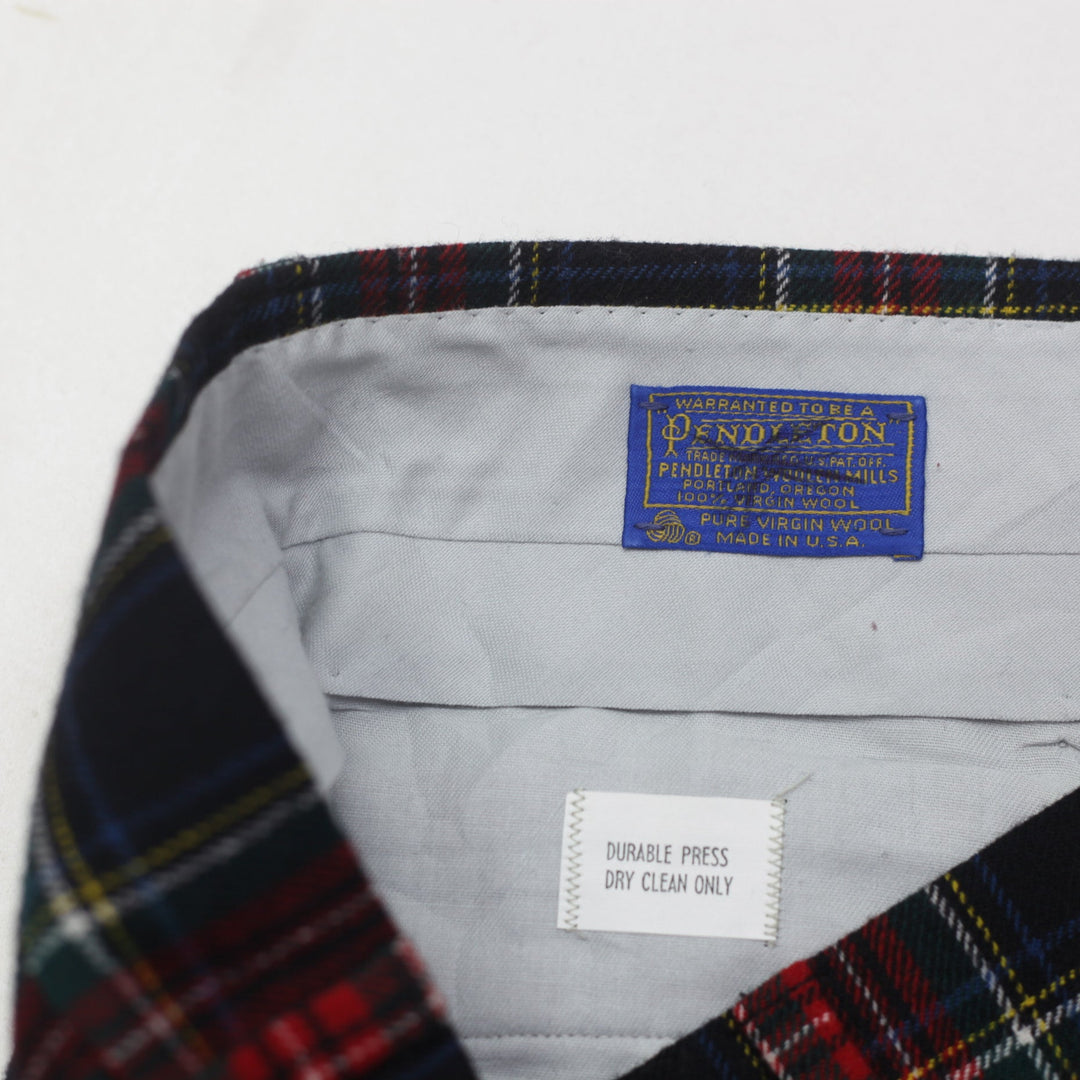 Vintage Pendleton 100 Virgin Wool Made In USA Plaid Pants
