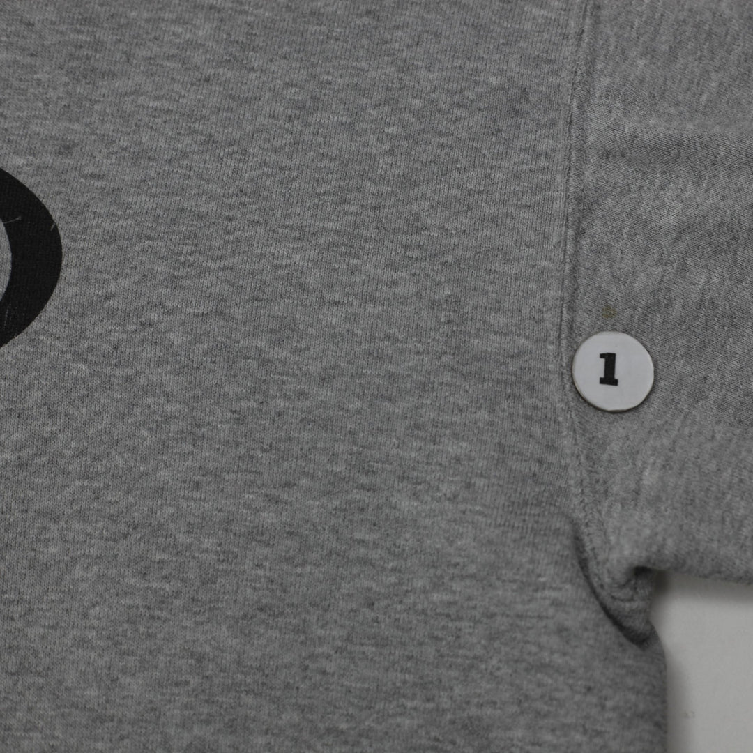 Vintage Mens Nike Hoodie Gray Sweatshirt Logo Pullover | Migration_Hoodies - Alternate View | Fashion Rerun