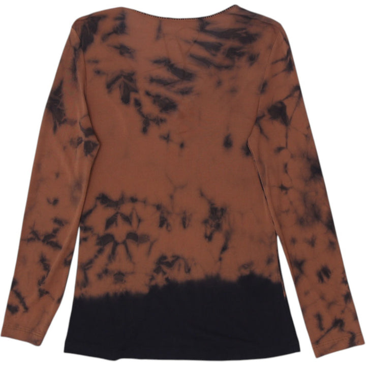 Y2K Laurèl Tie Dye Long Sleeve Top Size 40 | Migration_Y2K Tops - Side View | Fashion Rerun