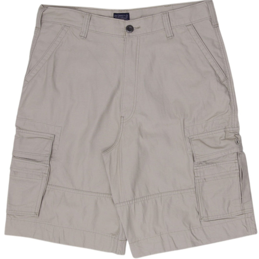 Mens Levi’s Two Horse Brand Tan Canvas Cargo Shorts Khaki Men's Size W36