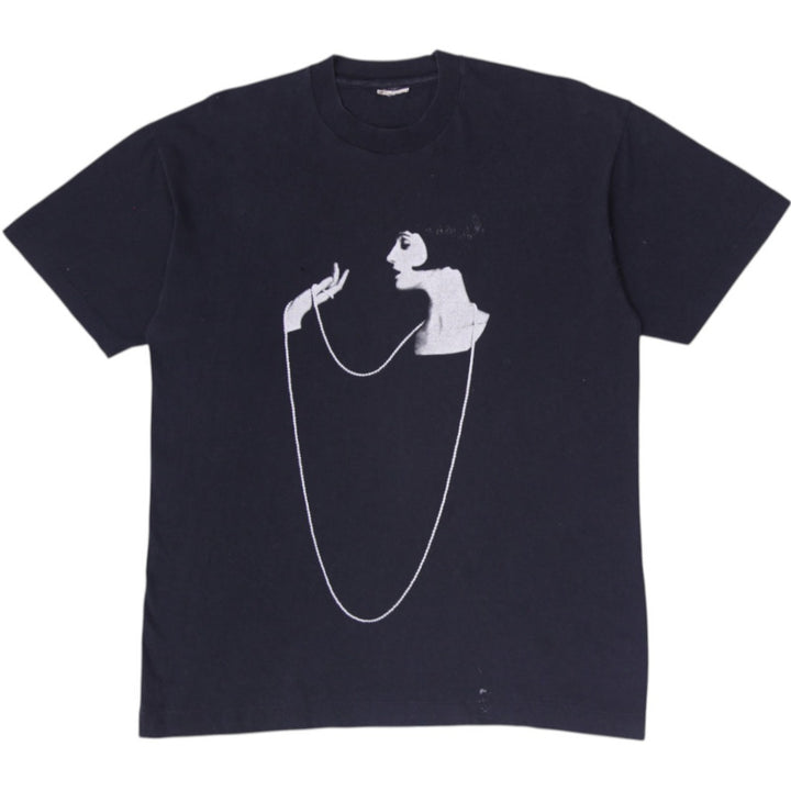 Vintage Vintage 1995 Parole Di Cotone Coco Chanel L'Allure T-Shirt