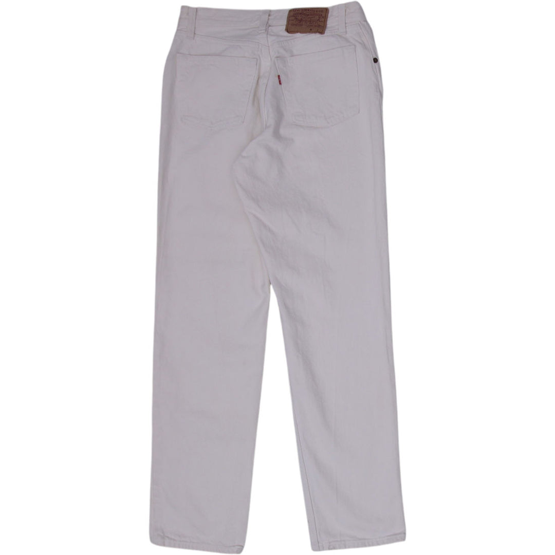 Levi's Off White Straight Jeans Size 13 | Migration_Jeans MJ DROP - Side View | Fashion Rerun
