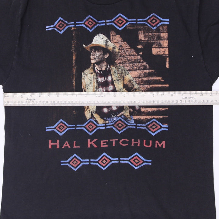 Vintage 90s Hanes Hal Ketchum Country Music Tour T-Shirt Size L