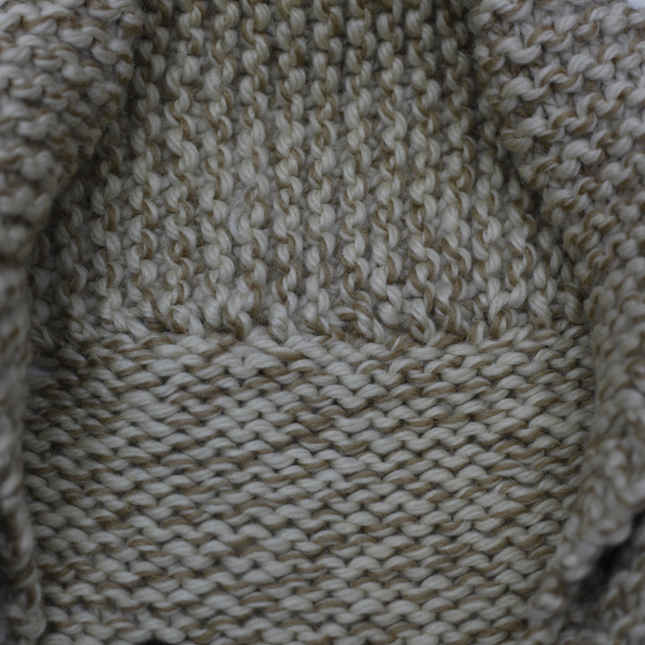 Vintage 50s Cowichan-style Mary Maxim Wool Knitwear Size XL | Migration_Jumper & Knitwear - Back View | Fashion Rerun
