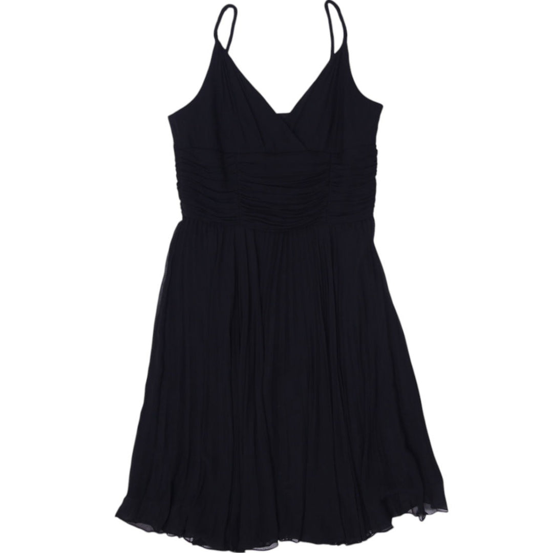Shop Y2K Ladies Spaghetti Straps Pleated Black Midi Dress Size 10 | Fashion Rerun Shop Y2K Ladies Spaghetti Straps Pleated Black Midi Dress Size 10 | Fashion Rerun