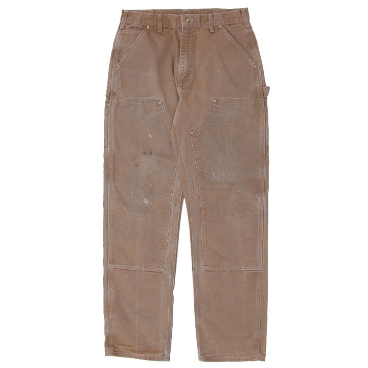Mens B0 1BRN Loose Original Fit Double Knee Carhartt Pants