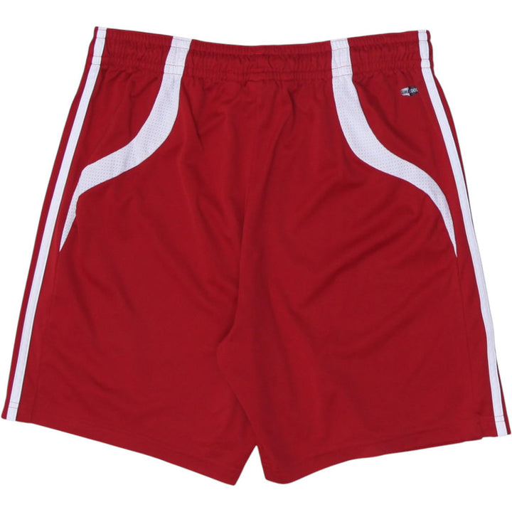 Mens Adidas Soccer Shorts Red White Number 5 Athletic