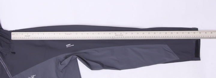 Mens Arc'teryx Jacket Gray Waterproof Hooded Gore-Tex Full Zip Large