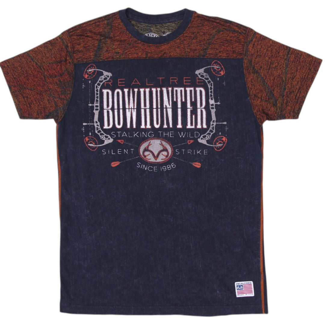 Mens Affliction Bowhunter Graphic T-Shirt Size L