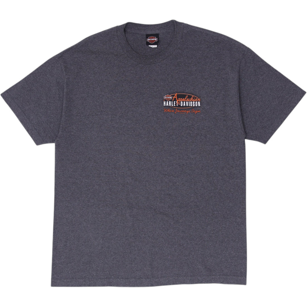 Mens Harley Davidson Appalachian Dealer Biker T-Shirt