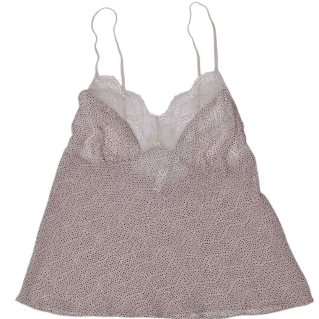 Y2K Ladies Gilligan Polka Dot Strappy Top Size XS