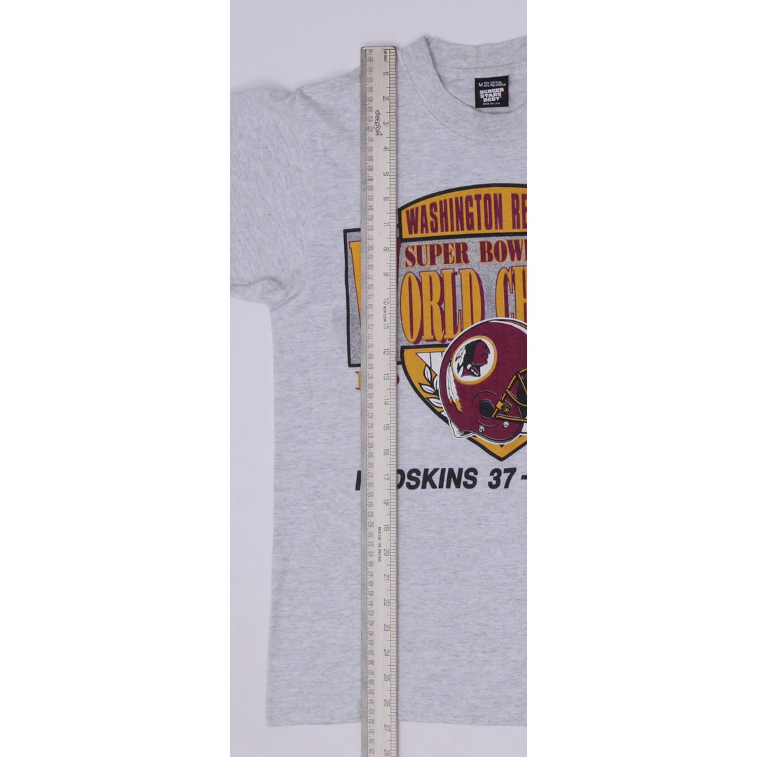 Vintage 1992 Washington Redskins Super Bowl XXVI Champs T-Shirt Size M