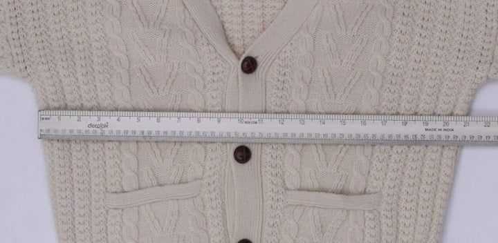 Vintage Ladies Gant The Rugger Cardigan 100% Wool Knitwear L