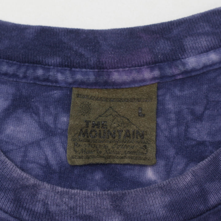 1996 Vintage The Mountain Native American Tie Dye T-Shirt Purple L - Fashion Rerun Vintage Migration_T-Shirt