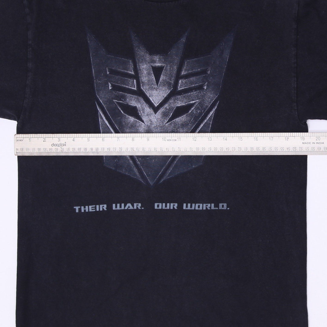 Mens Transformers Decepticon 2007  Movie T-Shirt Black Size M