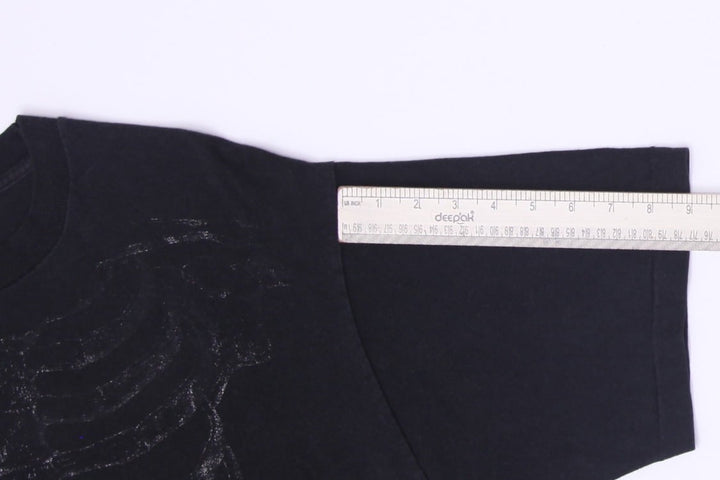 Vintage Mens 90s Fruit of the Loom Skeleton Rib Cage T-Shirt