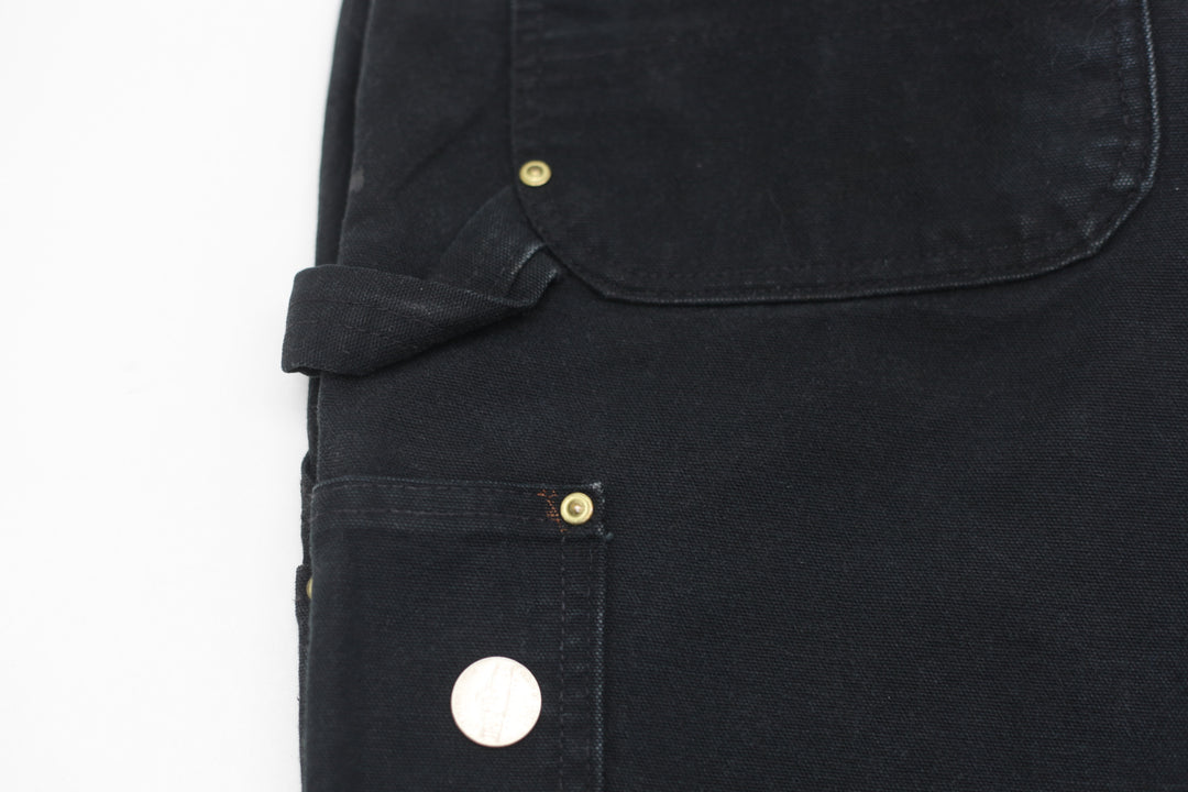 Mens Carhartt B01-BLK Loose Original Fit Double Knee Carpenter Pants Made In USA - Fashion Rerun Vintage Migration_Pants