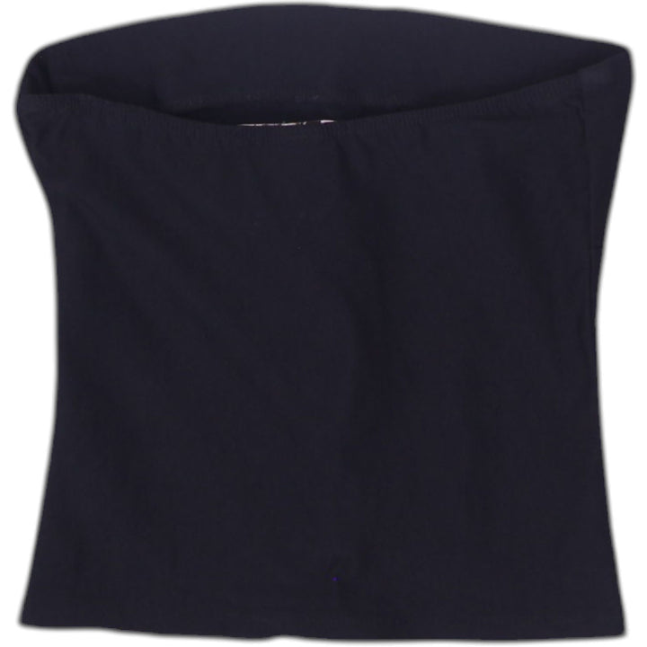 Y2K Ladies Corset Top Black Lace Up | Migration_Y2K Tops - Side View | Fashion Rerun