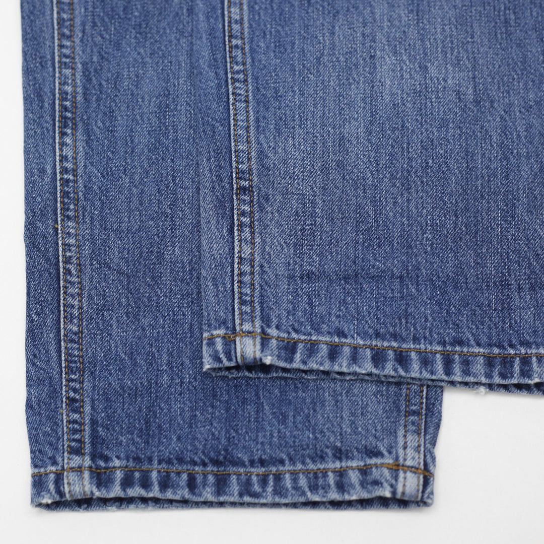 Mens Carhartt WIP Jacob Pant W34 Washed Straight Denim Jeans Size 34