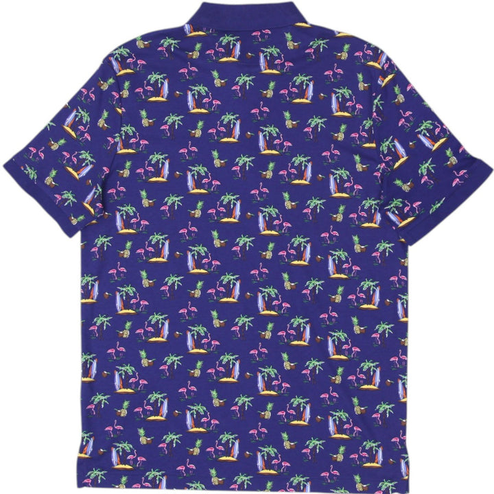 Polo Ralph Lauren Classic Fit Flamingo Graphic Print Shirt Size M | Migration_T-Shirts - Side View | Fashion Rerun