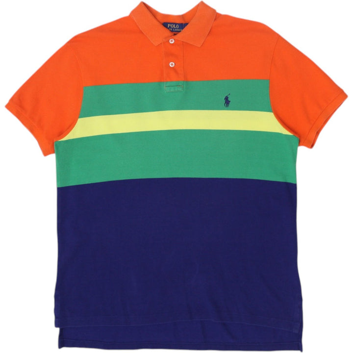 Mens Polo Ralph Lauren Multicolor Stripe Polo T-Shirt