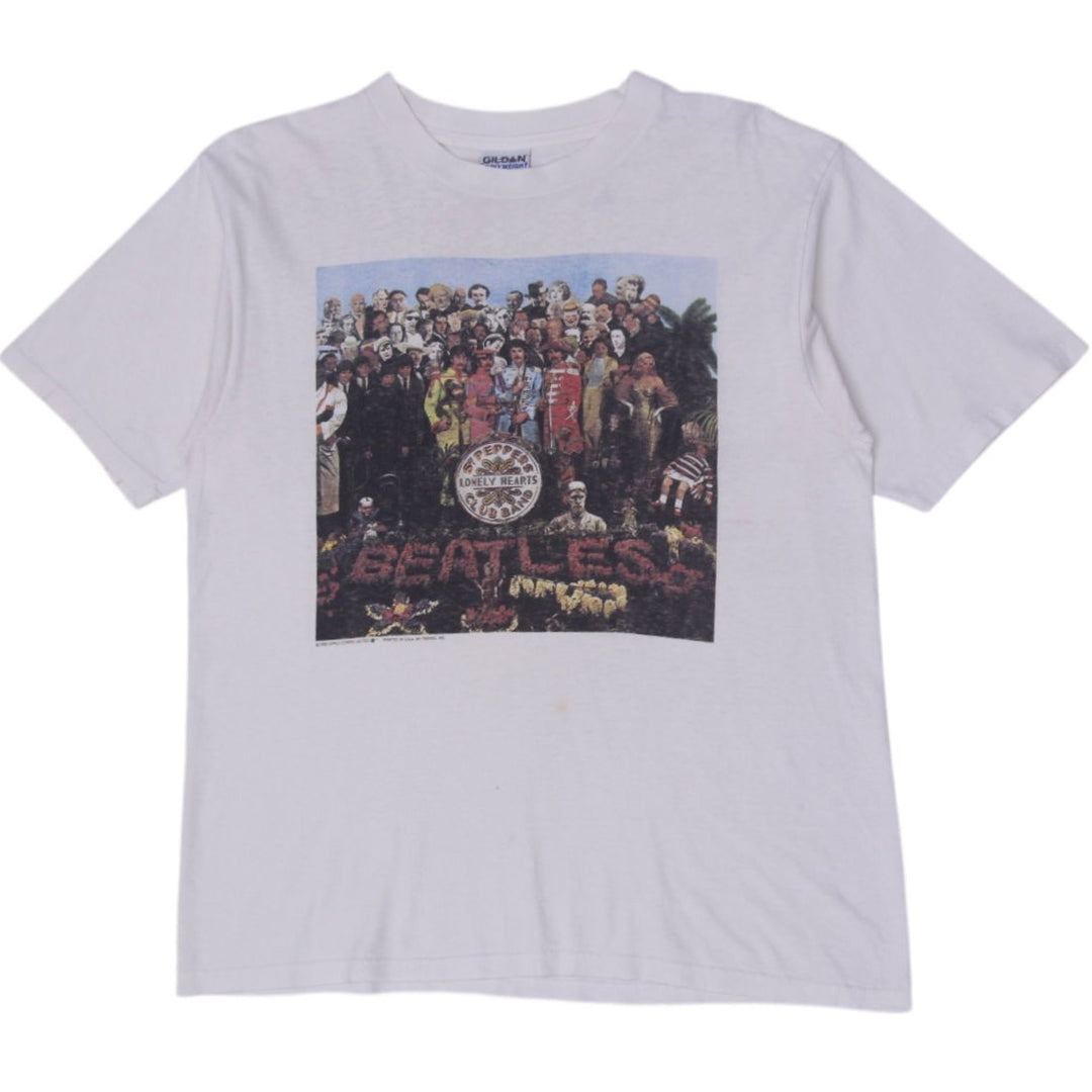 Vintage 1990 Beatles Sgt. Pepper's Lonely Hearts Club T-Shirt L | Migration_T-Shirts | Fashion Rerun