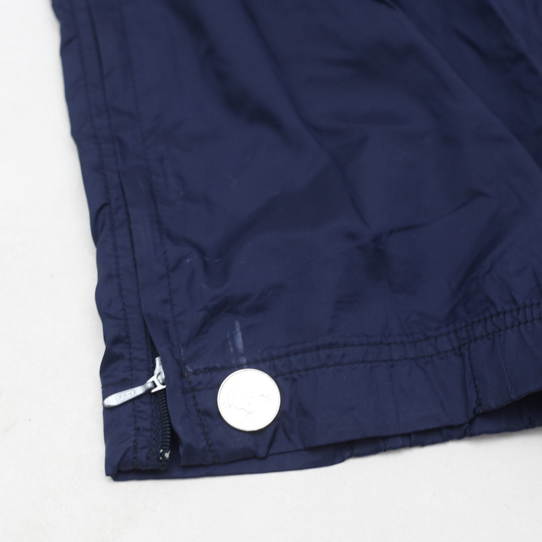 Vintage 90's Nike Swoosh Embroidered Nylon Track Pants Navy Size S - Fashion Rerun Vintage Migration_Pants