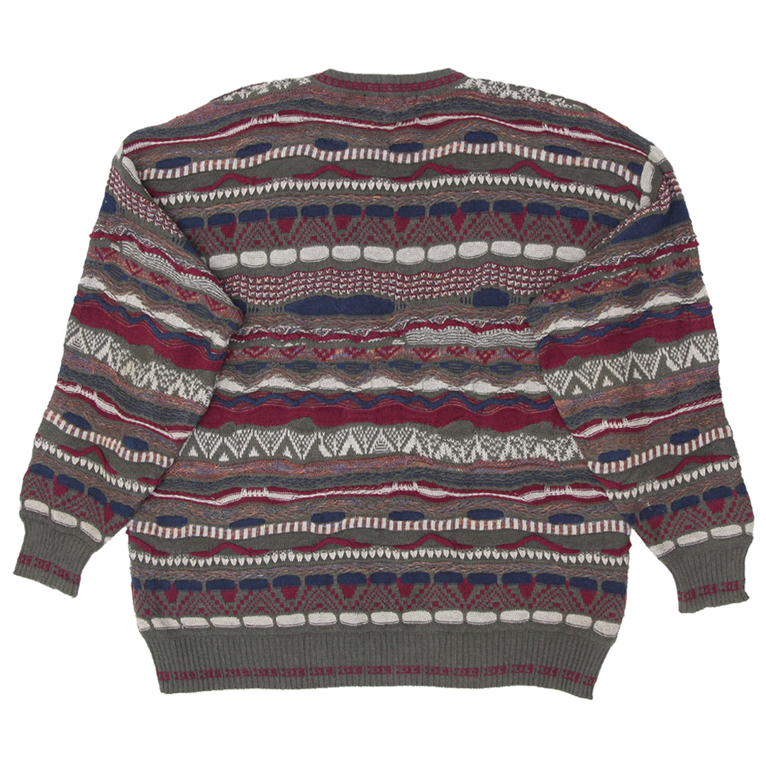 Vintage Brandini Coogi Style 3D Knitted Sweater - Fashion Rerun Vintage Migration_Sweaters