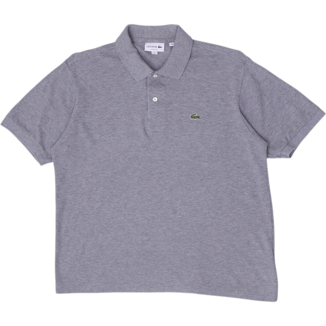 Mens Lacoste Classic Fit Pique Polo T-Shirt Heather Gray Size L / FR 5