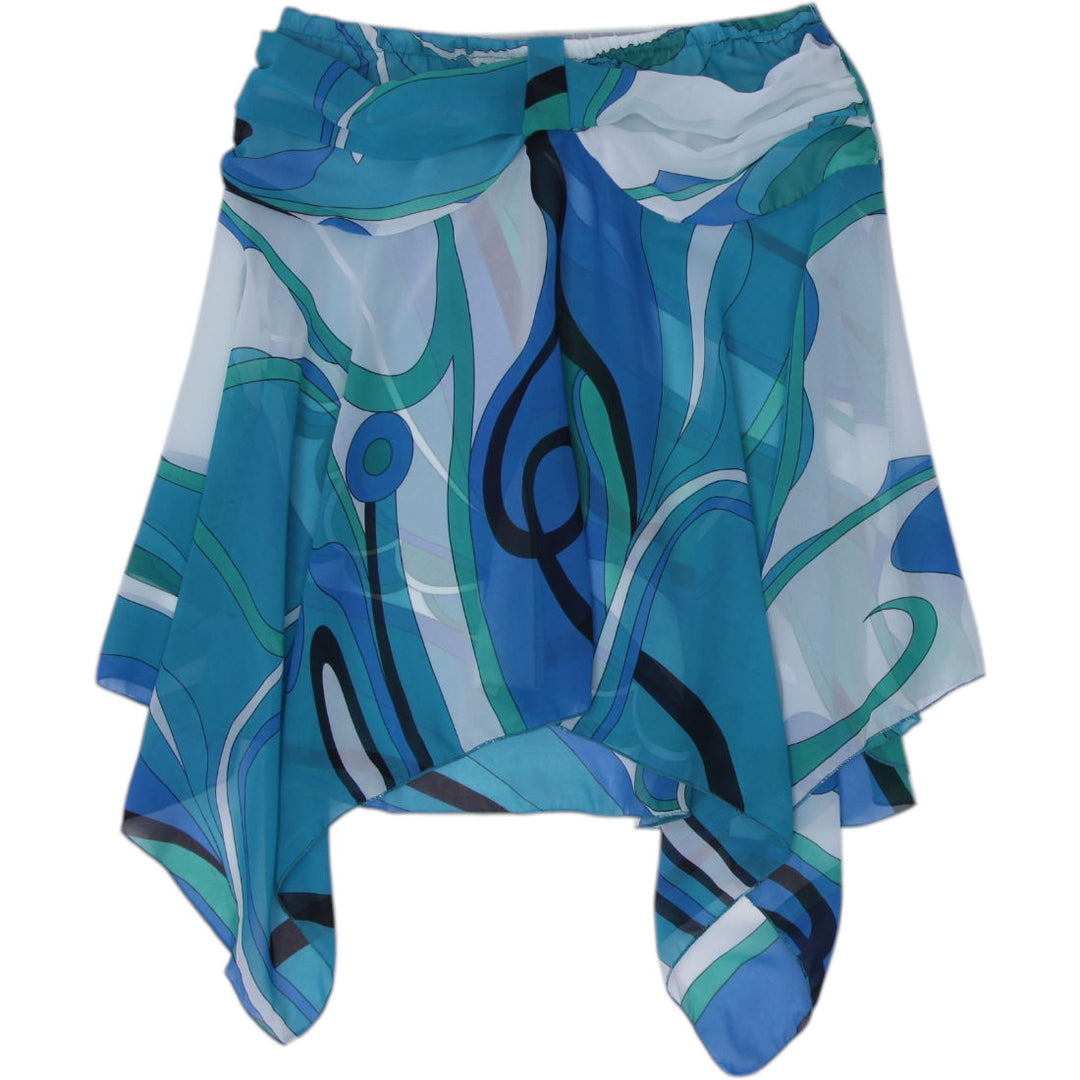 Y2K Ladies Abstract Pattern Lightweight tube Top Size M