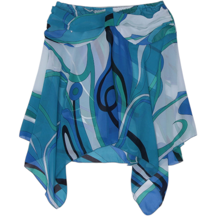 Y2K Ladies Abstract Pattern Lightweight tube Top Size M