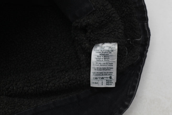 Mens V26 BLK Fleece Lined Carhartt Vest