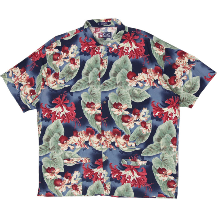 Mens Chaps Ralph Lauren Floral Hawaiian Shirt Size XL