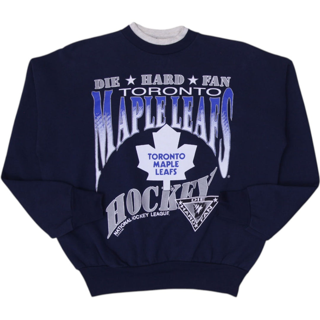 Vintage 90s Toronto Maple Leafs 'Die Hard Fan' Sweatshirt Size M | Migration_Sweatshirts | Fashion Rerun