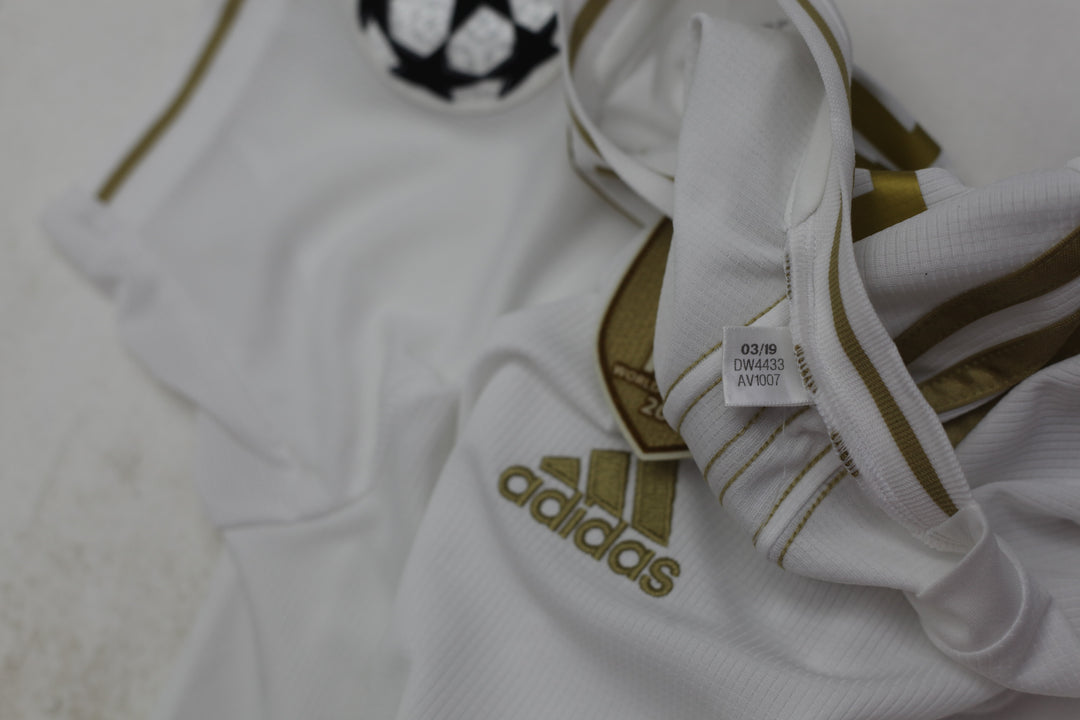 Mens 2019-20 Real Madrid Home Shirt Authentic #4 Sergio Ramos Climachill