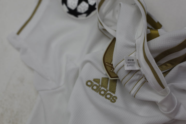 Mens 2019-20 Real Madrid Home Shirt Authentic #4 Sergio Ramos Climachill