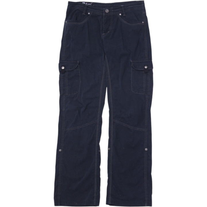 Y2K Ladies Kuhl Mountain Culture Convertible Roll Up Hiking Cargo Pants Size 6
