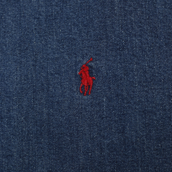Vintage 90s Polo Ralph Lauren Denim Jacket Size L | Migration_Jackets - Detail View | Fashion Rerun