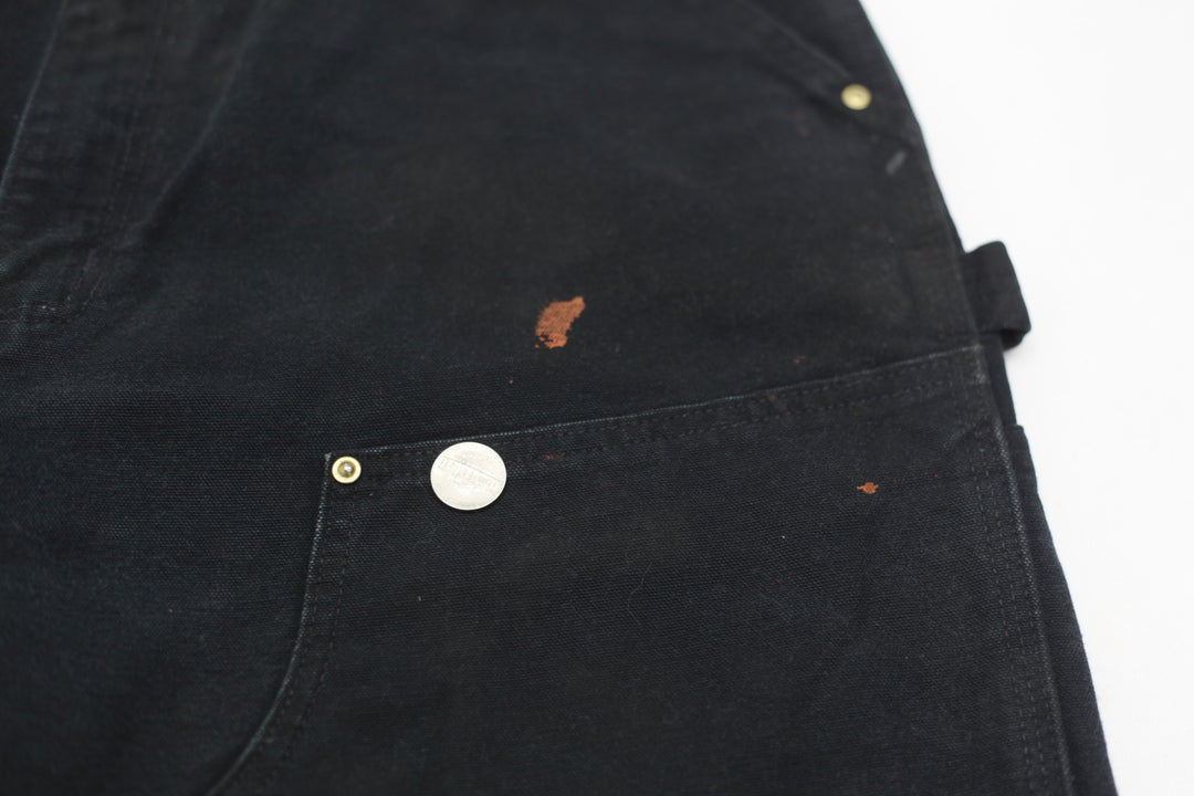 Mens Carhartt B01-BLK Loose Original Fit Double Knee Carpenter Pants Made In USA - Fashion Rerun Vintage Migration_Pants