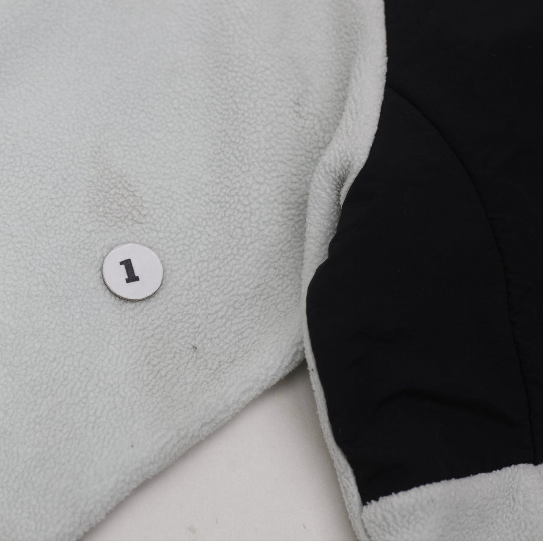 Ladies The North Face Polartec Denali Fleece Blue Black Jacket Size M